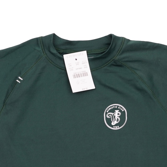 New CREWCUTS Boys Size XXS (2-3) Relaxed Active Graphic T-shirt in Cool Palm - Picture 3 of 4